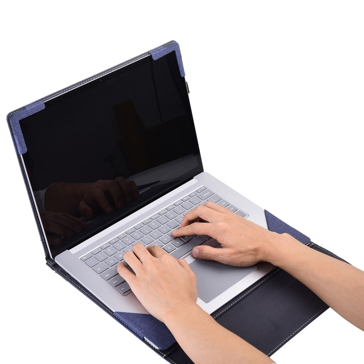 For Lenovo ThinkPad X1 Carbon Gen 10 Cloth Texture Laptop Leather Protective Case(Deep Blue) - free shipping - PMC Jewellery - Order now!