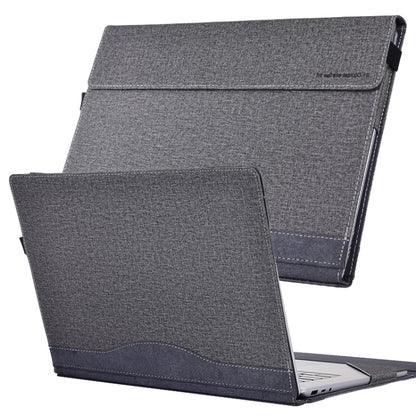 For Lenovo ThinkPad X1 Carbon Gen 9 Cloth Texture Laptop Leather Protective Case(Space Ash) - Other by PMC Jewellery | Online Shopping South Africa | PMC Jewellery | Buy Now Pay Later Mobicred