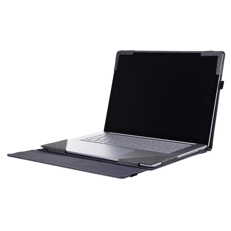 For Lenovo ThinkPad X1 Carbon Gen 9 Cloth Texture Laptop Leather Protective Case(Space Ash) - Other by PMC Jewellery | Online Shopping South Africa | PMC Jewellery | Buy Now Pay Later Mobicred