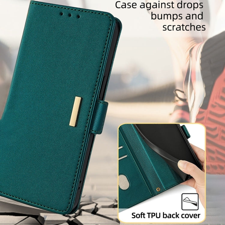 For Huawei Pura 70 5G Crossbody Chain Leather Phone Case(Green) - Huawei Cases by PMC Jewellery | Online Shopping South Africa | PMC Jewellery | Buy Now Pay Later Mobicred