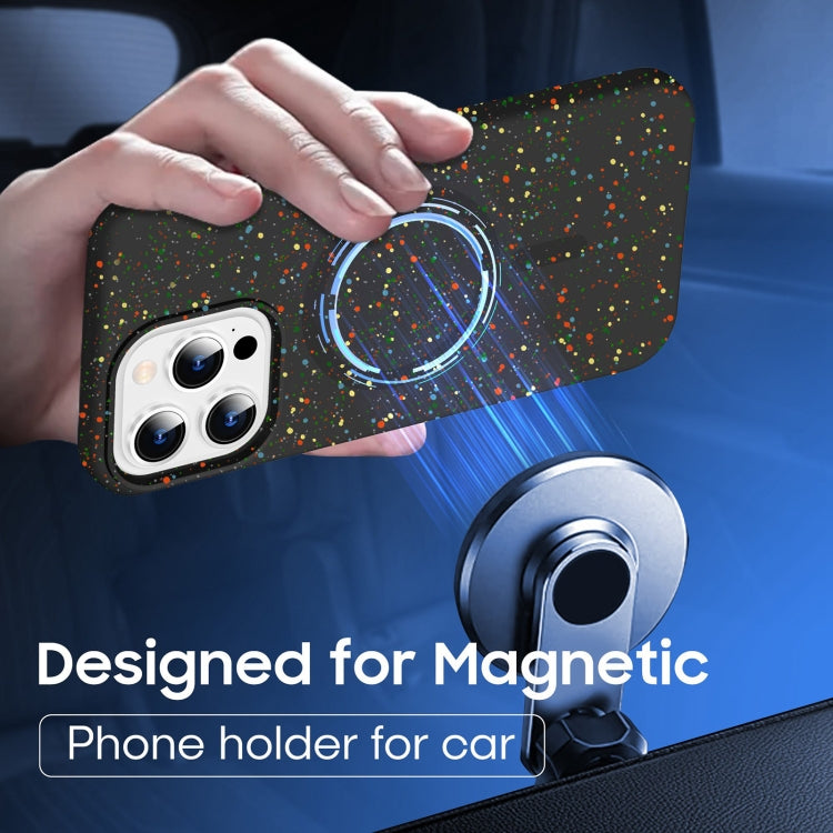 For iPhone 16 Colorful Frosted Magsafe PC Hybrid TPU Phone Case(Blue) - iPhone 16 Cases by PMC TechLife | Online Shopping South Africa | PMC TechLife | Buy Now Pay Later Mobicred