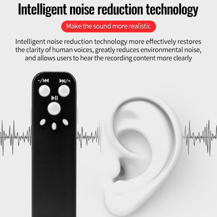 JNN J1 Mini Smart HD Noise Cancelling Voice Recorder, Memory:8GB(Black) - Recording Pen by JNN | Online Shopping South Africa | PMC TechLife | Buy Now Pay Later Mobicred
