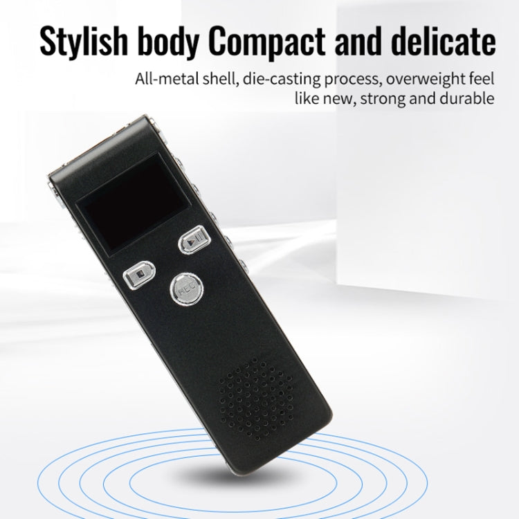 JNN X18 Mini Smart HD Noise Cancelling Voice Recorder, Memory:4GB(Black) - Recording Pen by JNN | Online Shopping South Africa | PMC Jewellery | Buy Now Pay Later Mobicred