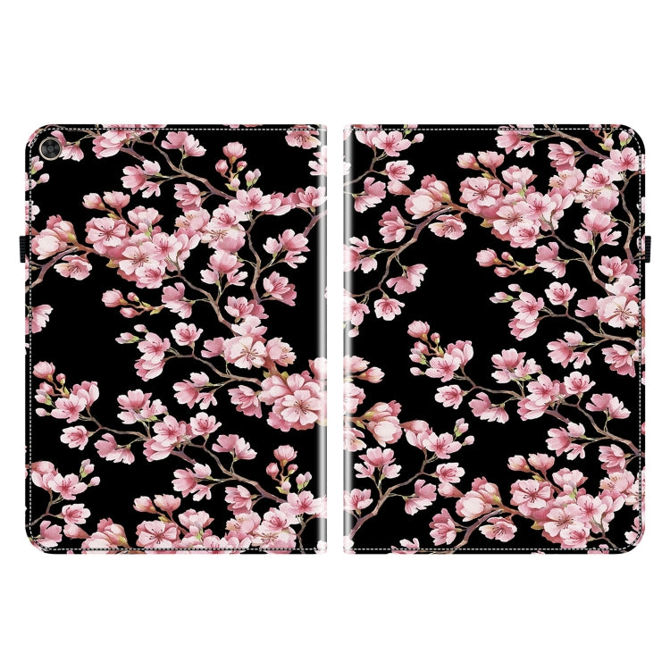 For Huawei MatePad T 10s / Enjoy Tablet 2 Crystal Texture Painted Leather Smart Tablet Case(Plum Bossom) - Huawei by PMC TechLife | Online Shopping South Africa | PMC TechLife | Buy Now Pay Later Mobicred