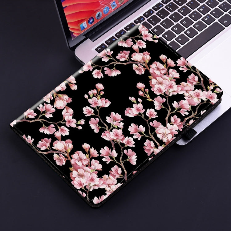 For Huawei MediaPad M5 Lite 10 / C5 10.1 Crystal Texture Painted Leather Smart Tablet Case(Plum Bossom) - Huawei by PMC TechLife | Online Shopping South Africa | PMC TechLife | Buy Now Pay Later Mobicred