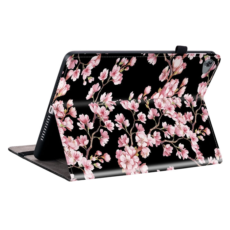 For Huawei MediaPad M5 Lite 10 / C5 10.1 Crystal Texture Painted Leather Smart Tablet Case(Plum Bossom) - Huawei by PMC TechLife | Online Shopping South Africa | PMC TechLife | Buy Now Pay Later Mobicred