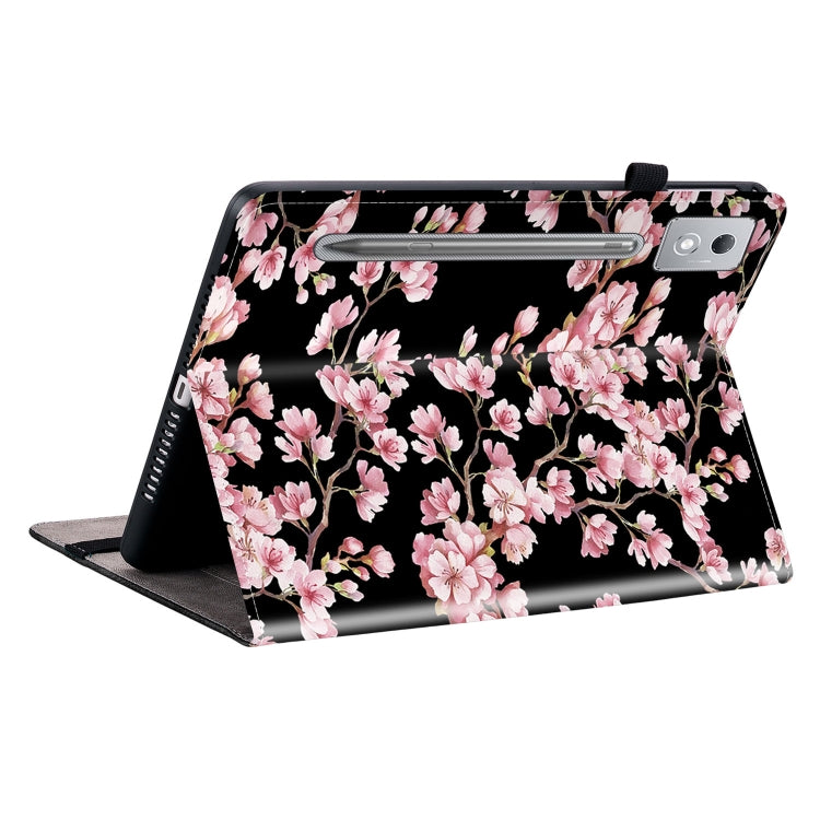 For Lenovo Tab P12 12.7 2025 Crystal Texture Painted Leather Tablet Case(Plum Bossom) - free shipping - PMC TechLife - Order now!