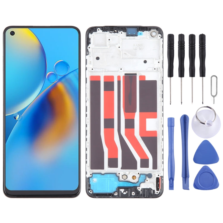 For OPPO A74 4G Original AMOLED LCD Screen Digitizer Full Assembly with Frame - LCD Screen by PMC TechLife | Online Shopping South Africa | PMC TechLife | Buy Now Pay Later Mobicred