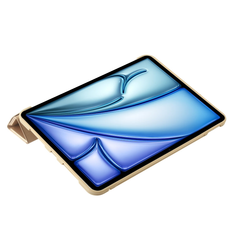 For iPad Air 11 2024 TPU Deformation Flip Leather Tablet Case with Holder(Gold) - iPad Air 11 2024 Cases by PMC TechLife | Online Shopping South Africa | PMC TechLife | Buy Now Pay Later Mobicred