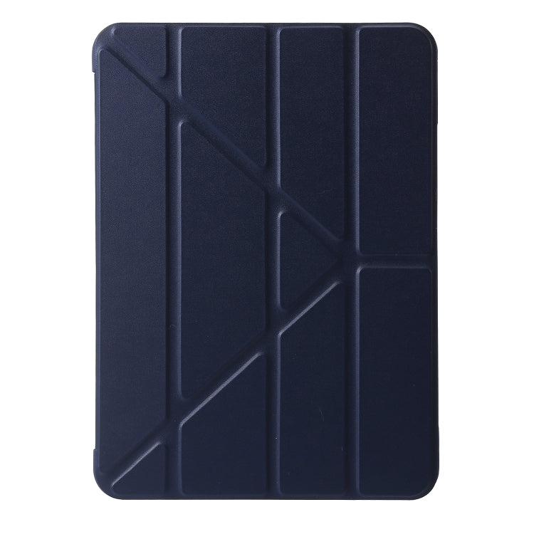 For iPad Air 11 2024 TPU Deformation Flip Leather Tablet Case with Holder(Dark Blue) - iPad Air 11 2024 Cases by PMC TechLife | Online Shopping South Africa | PMC TechLife | Buy Now Pay Later Mobicred