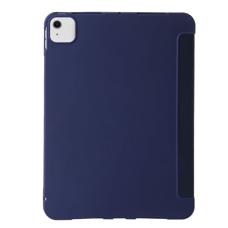 For iPad Air 11 2024 TPU Deformation Flip Leather Tablet Case with Holder(Dark Blue) - iPad Air 11 2024 Cases by PMC TechLife | Online Shopping South Africa | PMC TechLife | Buy Now Pay Later Mobicred