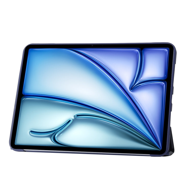For iPad Air 13 2024 TPU Deformation Flip Leather Tablet Case with Holder(Dark Blue) - iPad Air 13 2024 Cases by PMC TechLife | Online Shopping South Africa | PMC TechLife | Buy Now Pay Later Mobicred