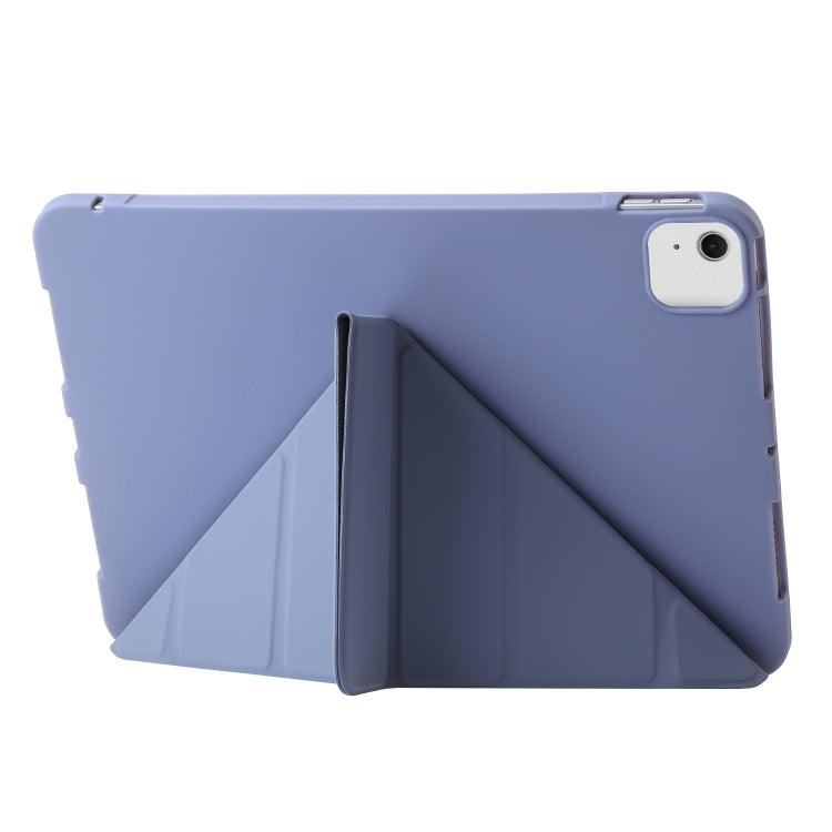 For iPad Air 13 2024 TPU Deformation Flip Leather Tablet Case with Holder(Purple) - iPad Air 13 2024 Cases by PMC TechLife | Online Shopping South Africa | PMC TechLife | Buy Now Pay Later Mobicred
