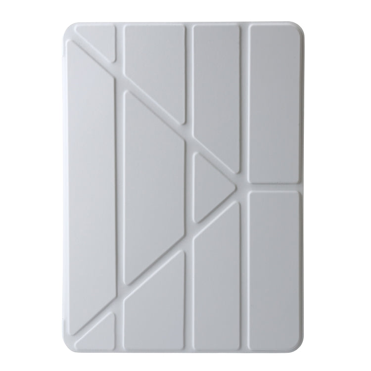 For iPad Air 13 2024 TPU Deformation Flip Leather Tablet Case with Holder(Grey) - iPad Air 13 2024 Cases by PMC TechLife | Online Shopping South Africa | PMC TechLife | Buy Now Pay Later Mobicred