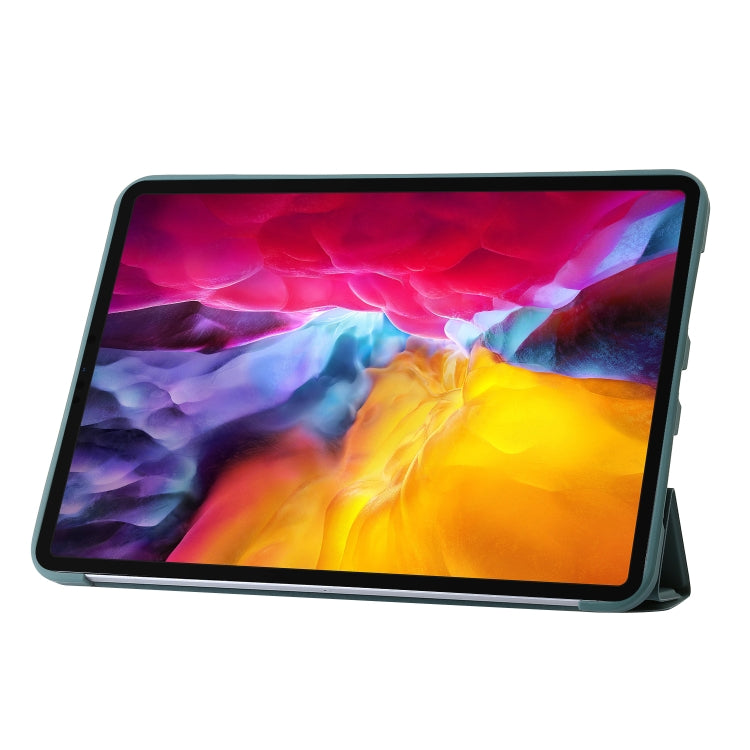 For iPad Pro 11 2024 TPU Deformation Flip Leather Tablet Case with Holder(Dark Green) - iPad Pro 11 2024 Cases by PMC TechLife | Online Shopping South Africa | PMC TechLife | Buy Now Pay Later Mobicred