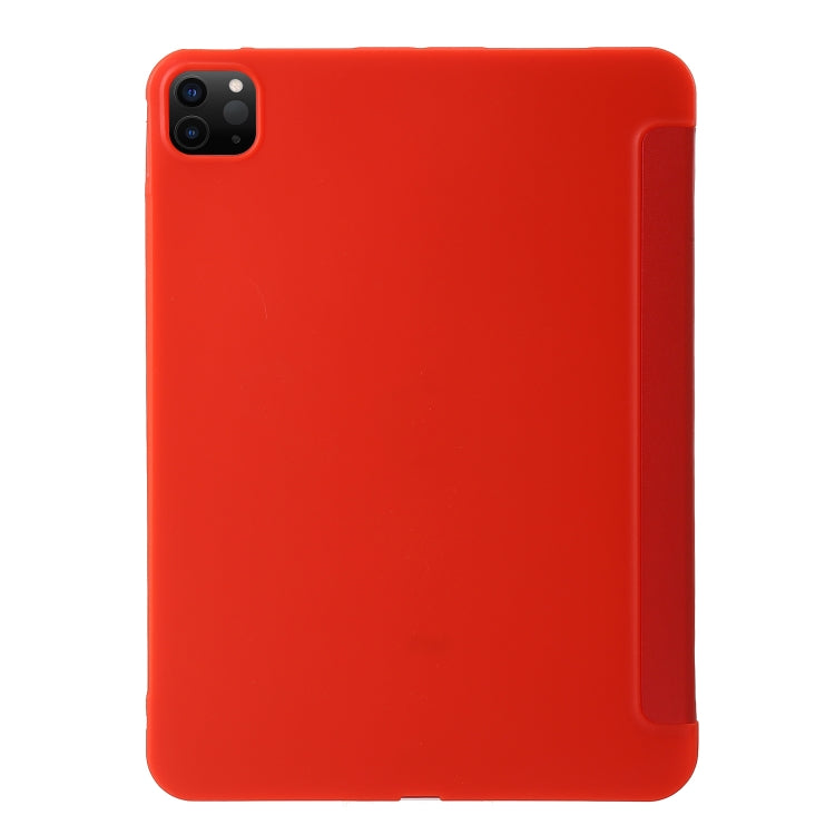 For iPad Pro 11 2024 TPU Deformation Flip Leather Tablet Case with Holder(Red) - iPad Pro 11 2024 Cases by PMC Jewellery | Online Shopping South Africa | PMC Jewellery | Buy Now Pay Later Mobicred