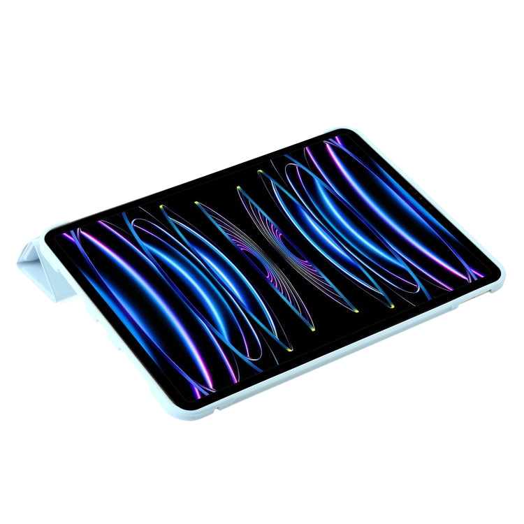 For iPad Pro 13 2024 TPU Deformation Flip Leather Tablet Case with Holder(Sky Blue) - iPad Pro 13 2024 Cases by PMC TechLife | Online Shopping South Africa | PMC TechLife | Buy Now Pay Later Mobicred