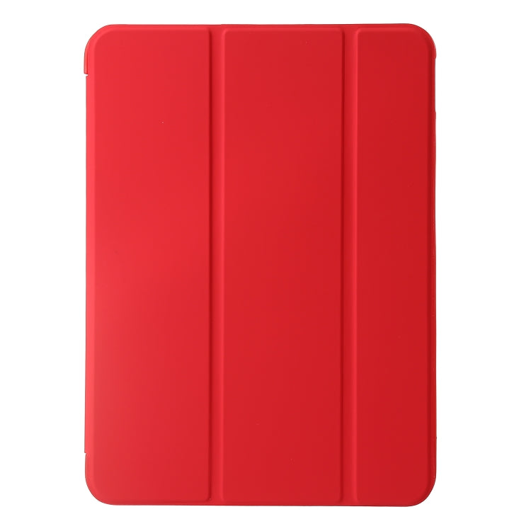 For iPad Pro 11 2024 Three-fold Holder Flip Tablet Leather Case(Red) - iPad Pro 11 2024 Cases by PMC Jewellery | Online Shopping South Africa | PMC Jewellery | Buy Now Pay Later Mobicred