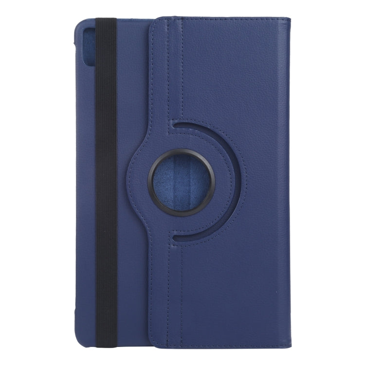 For iPad Pro 13 2024 360 Degree Rotation Litchi Texture Leather Tablet Case with Holder(Dark Blue) - free shipping - PMC TechLife - Order now!