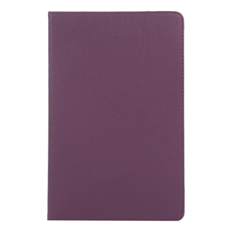 For iPad Air 13 2024 360 Degree Rotation Litchi Texture Leather Tablet Case with Holder(Purple) - iPad Air 13 2024 Cases by PMC TechLife | Online Shopping South Africa | PMC TechLife | Buy Now Pay Later Mobicred