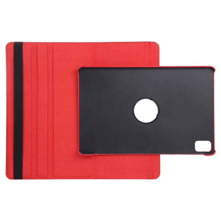 For iPad Air 13 2024 360 Degree Rotation Litchi Texture Leather Tablet Case with Holder(Red) - iPad Air 13 2024 Cases by PMC Jewellery | Online Shopping South Africa | PMC Jewellery | Buy Now Pay Later Mobicred