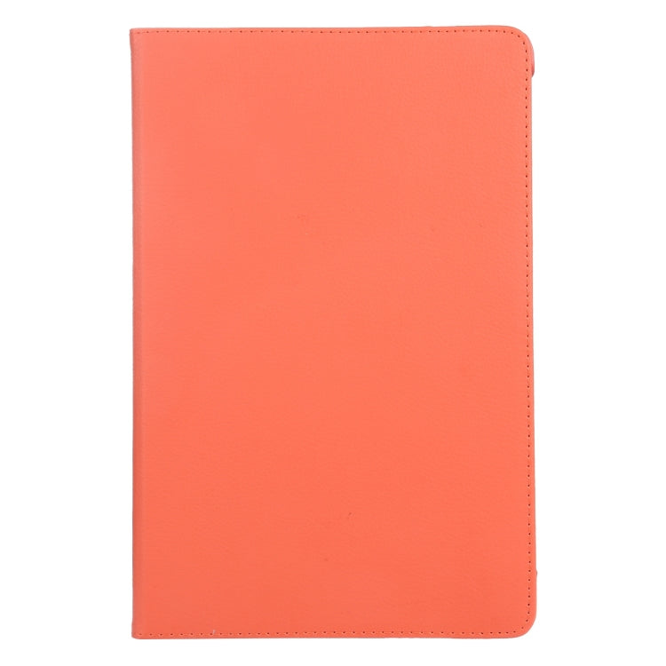 For iPad Air 13 2024 360 Degree Rotation Litchi Texture Leather Tablet Case with Holder(Orange) - iPad Air 13 2024 Cases by PMC TechLife | Online Shopping South Africa | PMC TechLife | Buy Now Pay Later Mobicred