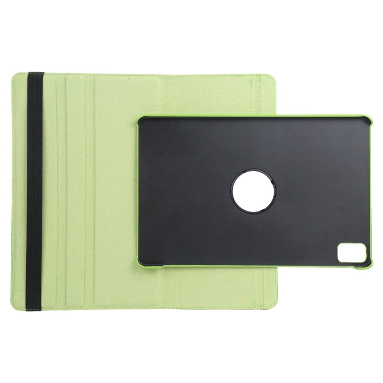 For iPad Air 13 2025 / 2024 360 Degree Rotation Litchi Texture Leather Tablet Case with Holder(Green) - More iPad Cases by PMC TechLife | Online Shopping South Africa | PMC TechLife | Buy Now Pay Later Mobicred
