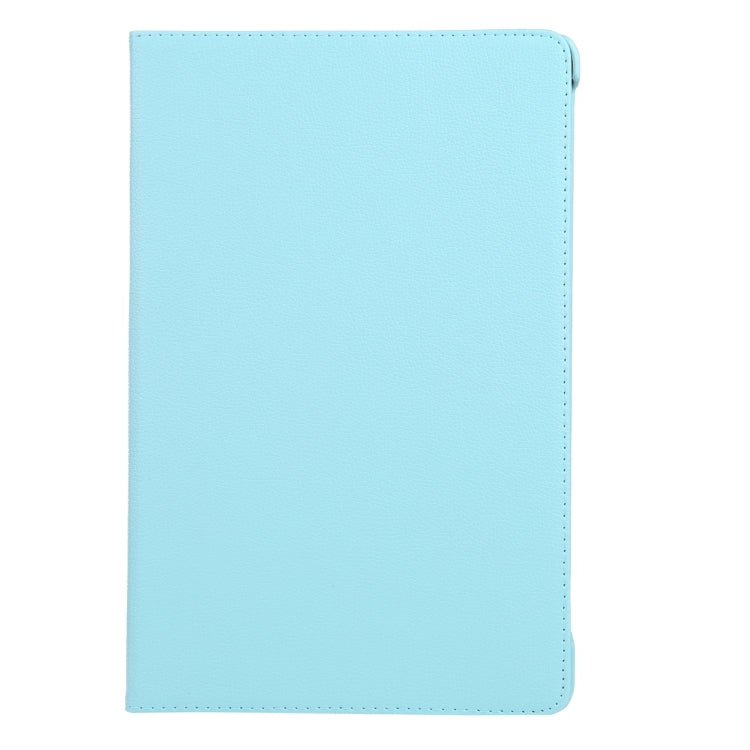 For iPad Air 11 2024 360 Degree Rotation Litchi Texture Leather Tablet Case with Holder(Sky Blue) - iPad Air 11 2024 Cases by PMC TechLife | Online Shopping South Africa | PMC TechLife | Buy Now Pay Later Mobicred