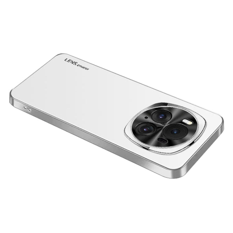 For Honor Magic6 Pro AG Frosted Electroplating Acrylic Phone Case(Silver White) - free shipping - PMC Jewellery - Order now!