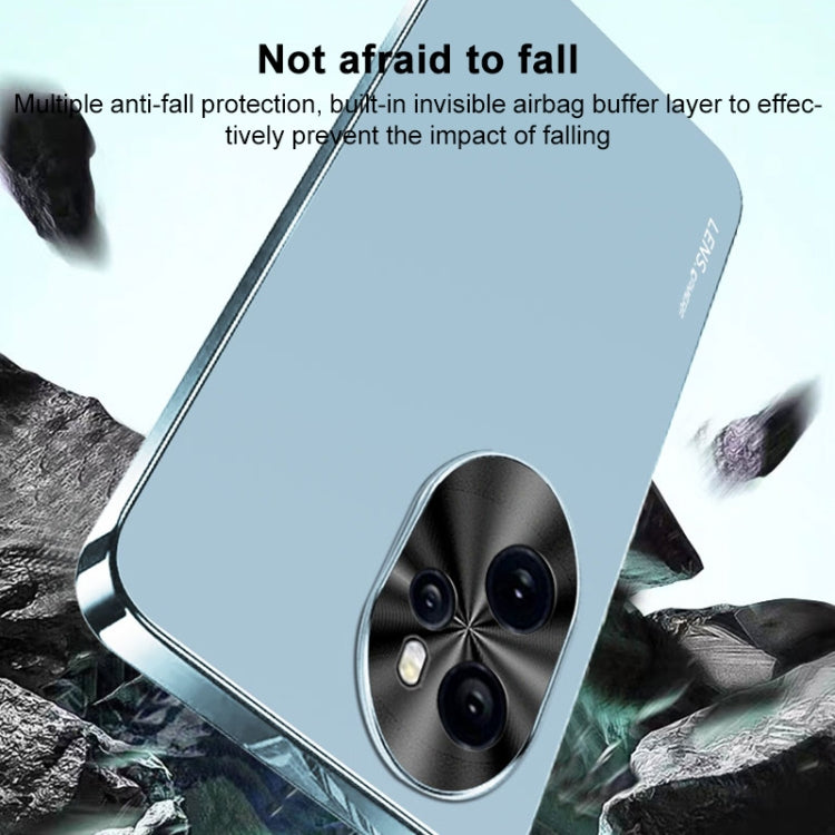For Honor Magic7 Lite AG Frosted Electroplating Acrylic Phone Case(Navy Blue) - free shipping - PMC TechLife - Order now!