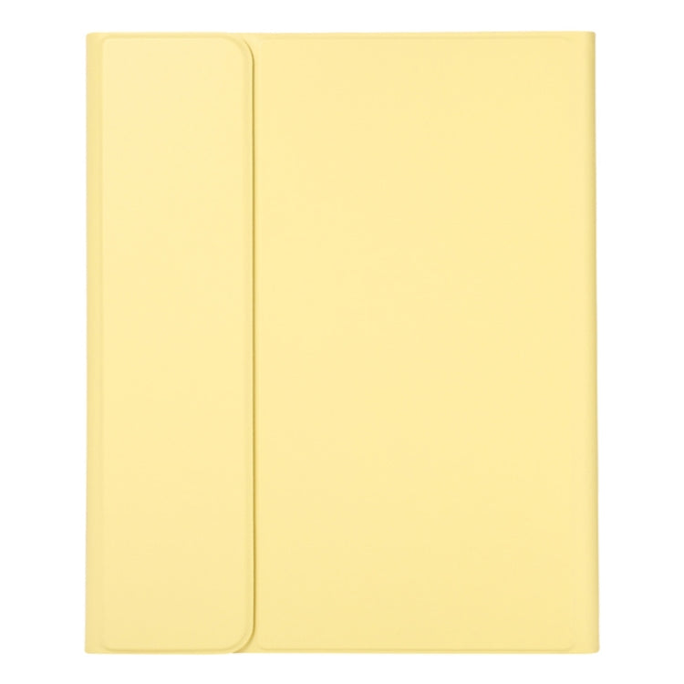For Xiaomi Pad 5 / Pad 5 Pro 11 inch Wireless Bluetooth Keyboard Tablet Leather Case with Pen Slot(Yellow) - free shipping - PMC TechLife - Order now!