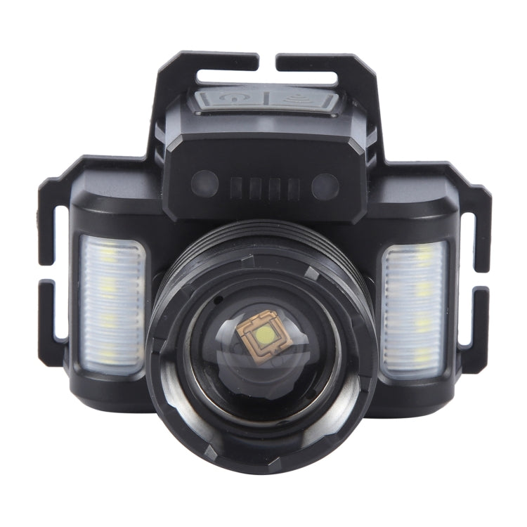 HL-03 Intelligent Induction Zoom Headlight Work Light(Black) - Headlamp by PMc TechLife | Online Shopping South Africa | PMc TechLife | Buy Now Pay Later Mobicred
