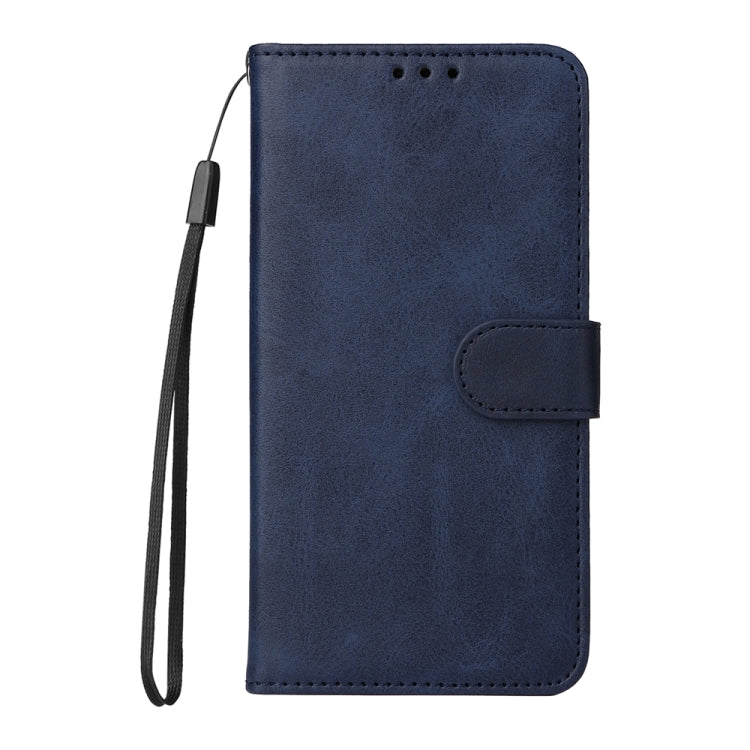 For iPhone 16e Classic Calf Texture Flip Leather Phone Case(Blue) - iPhone 16e Cases by PMC TechLife | Online Shopping South Africa | PMC TechLife | Buy Now Pay Later Mobicred