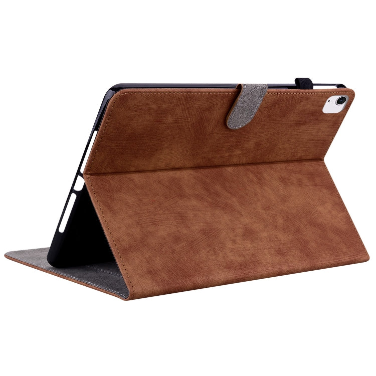 For iPad Air 11 2025 / 2024 Embossed Tiger Pattern Leather Tablet Case(Brown) - iPad Air 11 2025 / 2024 Cases by PMC TechLife | Online Shopping South Africa | PMC TechLife | Buy Now Pay Later Mobicred