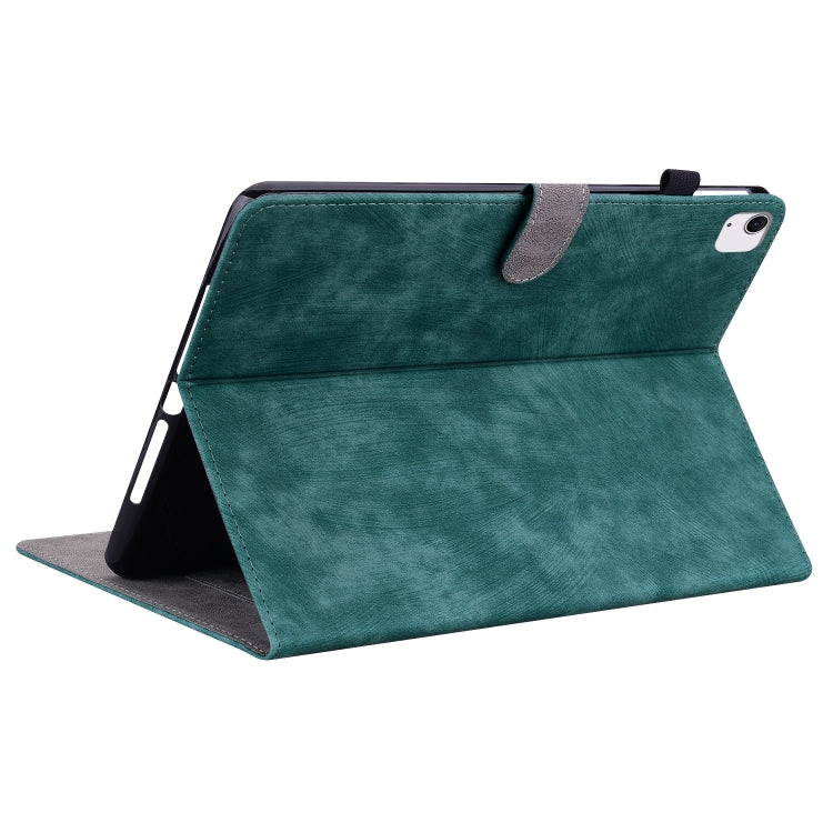 For iPad Air 11 2025 / 2024 Embossed Tiger Pattern Leather Tablet Case(Dark Green) - free shipping - PMC TechLife - Order now!