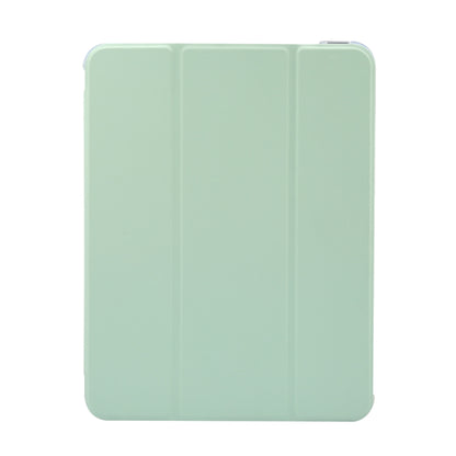 For iPad Air 11 2024 3-folding Electric Pressed Skin Texture Leather Tablet Case(Green) - iPad Air 11 2024 Cases by PMC Jewellery | Online Shopping South Africa | PMC Jewellery | Buy Now Pay Later Mobicred