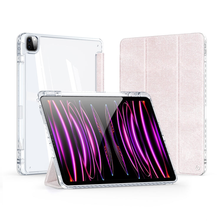 For iPad Pro 11 2020/2021/2022 DUX DUCIS Unid Series PU+TPU Smart Tablet Case(Pink) - iPad Pro 11 (2022/2021) Cases by DUX DUCIS | Online Shopping South Africa | PMC Jewellery | Buy Now Pay Later Mobicred