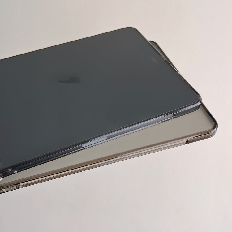 For iPad Air 13 2025 / 2024 Skin-feeling Crystal Clear Acrylic Tablet Case(Black) - iPad Pro 12.9 (2022/2021) Cases by PMC TechLife | Online Shopping South Africa | PMC TechLife | Buy Now Pay Later Mobicred