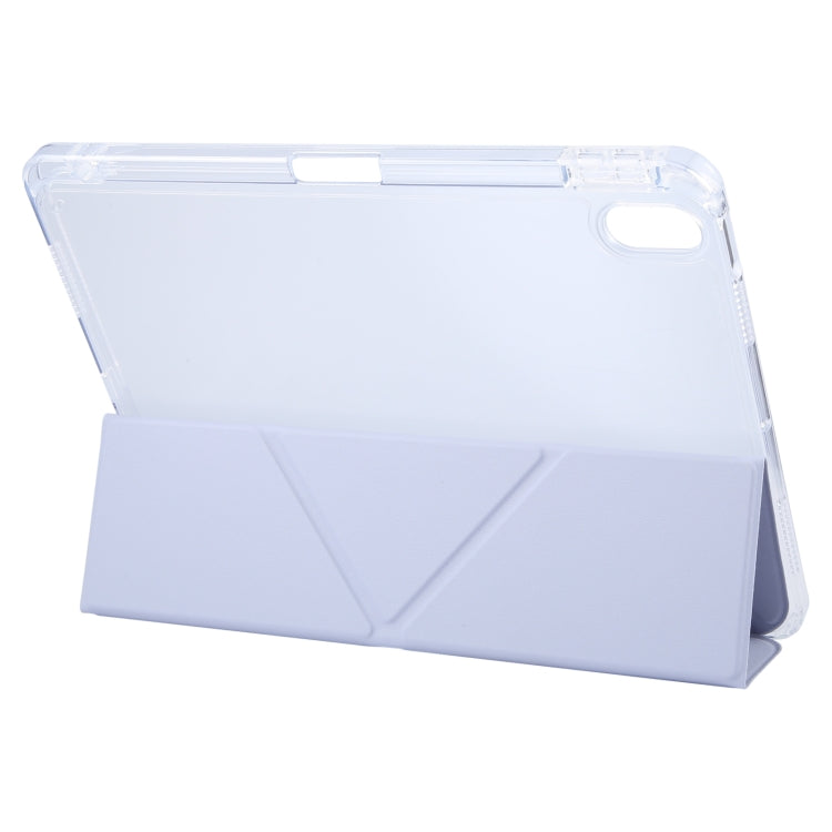 For iPad Air 13 2025 / 2024 / Pro 12.9 GEBEI Deformation Leather Tablet Case(Purple) - free shipping - PMC TechLife - Order now!
