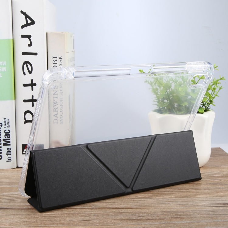 For iPad Air 13 2025 / 2024 / Pro 12.9 GEBEI Deformation Leather Tablet Case(Black) - free shipping - PMC TechLife - Order now!