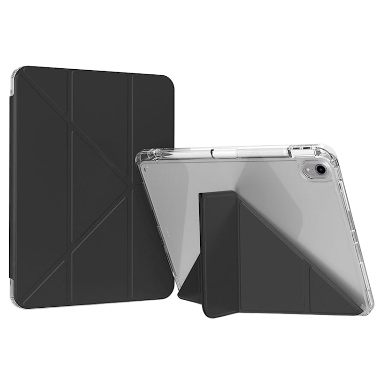For iPad Air 11 2025 / 2024 / Air 5 / 4 GEBEI Deformation Leather Tablet Case(Black) - free shipping - PMC TechLife - Order now!