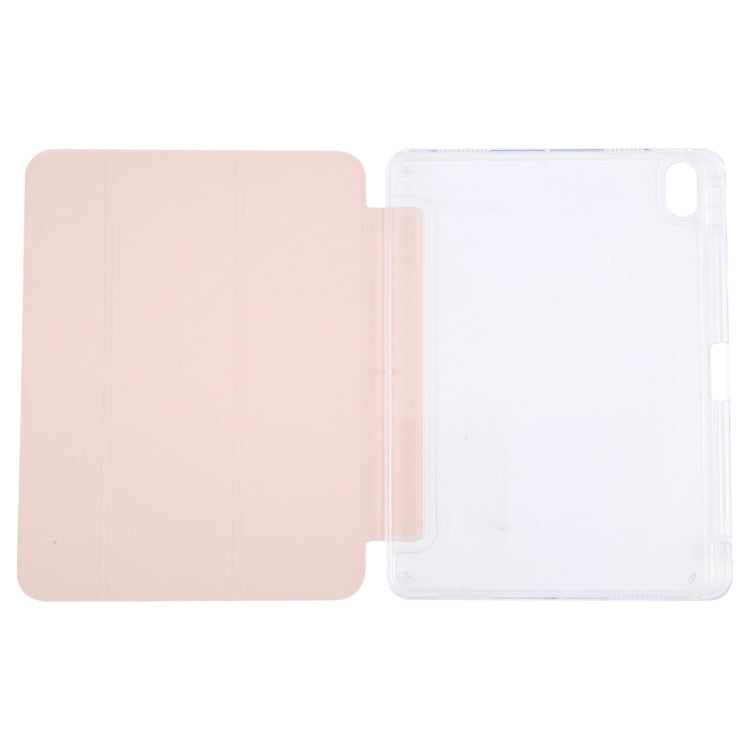 For iPad Pro 11 2022 GEBEI Deformation Leather Tablet Case(Pink) - free shipping - PMc TechLife - Order now!