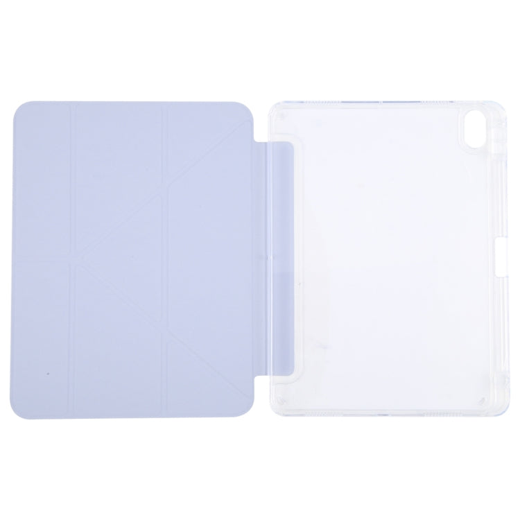 For iPad Pro 13 2024 GEBEI Deformation Leather Tablet Case(Purple) - iPad Pro 13 2024 Cases by GEBEI | Online Shopping South Africa | PMC TechLife | Buy Now Pay Later Mobicred