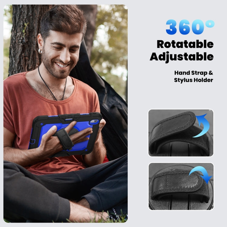 For iPad Air 11 2024 / Air 11 2025 Silicone Hybrid PC Tablet Protective Case(Dark Blue+Black) - iPad Air 11 2025 / 2024 Cases by PMC TechLife | Online Shopping South Africa | PMC TechLife | Buy Now Pay Later Mobicred