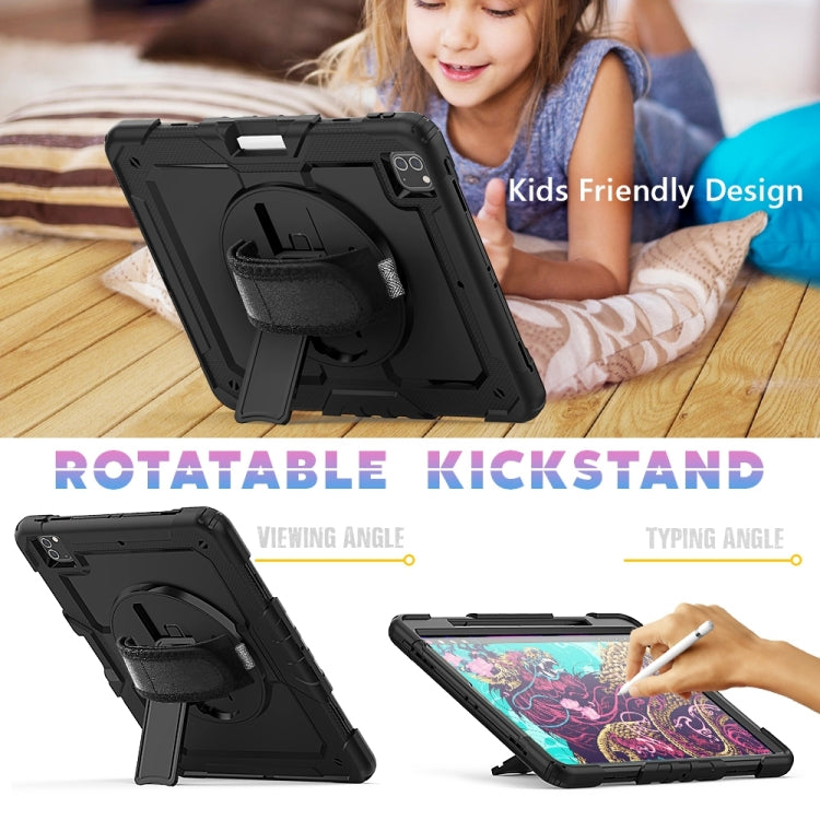 For iPad Pro 13 2024 Silicone Hybrid PC Tablet Protective Case(Black) - iPad Pro 13 2024 Cases by PMC TechLife | Online Shopping South Africa | PMC TechLife | Buy Now Pay Later Mobicred