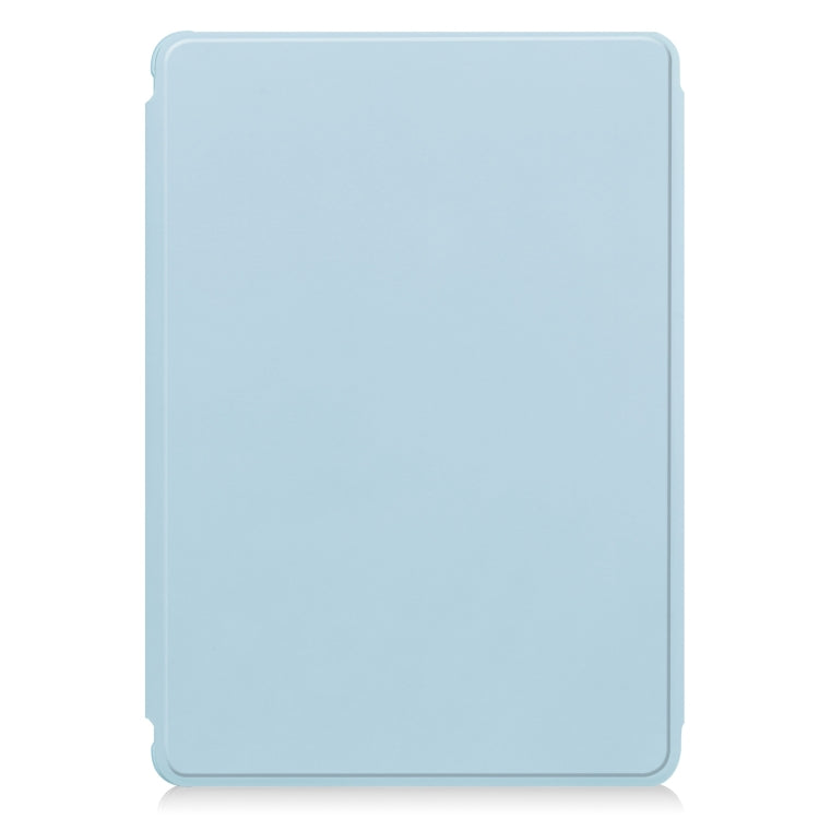 For iPad Air 13 2024 Transparent Rotation Smart Leather Tablet Case with Keyboard(Sky Blue) - iPad Air 13 2024 Cases by PMC TechLife | Online Shopping South Africa | PMC TechLife | Buy Now Pay Later Mobicred