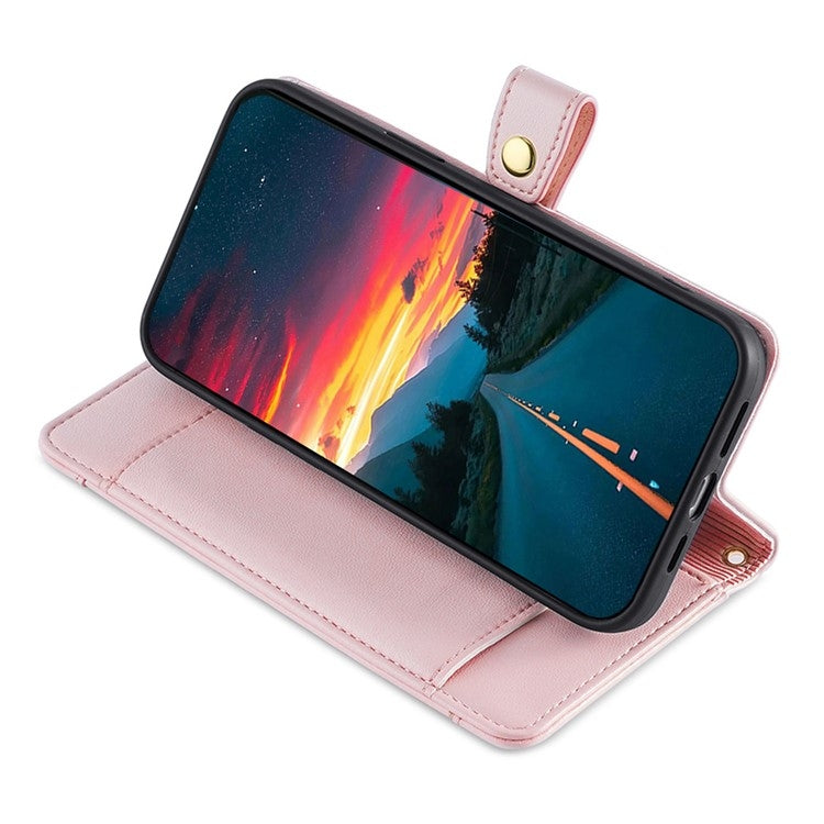For Google Pixel 9 Sheep Texture Cross-body Zipper Wallet Leather Phone Case(Pink) - free shipping - PMC TechLife - Order now!