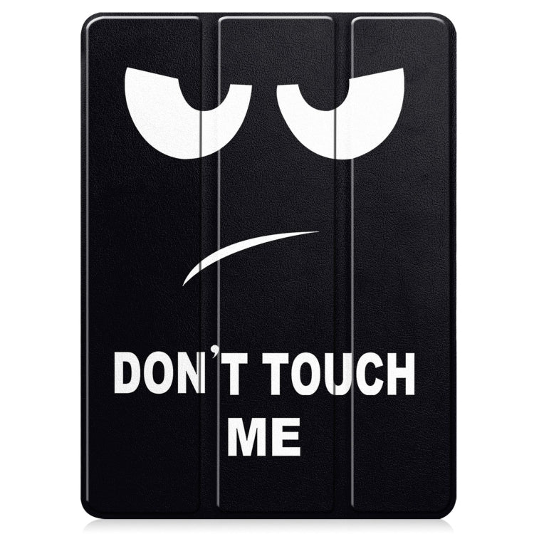 For iPad Pro 11 2024 Custer Painted 3-Fold Holder Smart Leather Tablet Case with Pen Tray(Big Eye ME) - iPad Pro 11 2024 Cases by PMC TechLife | Online Shopping South Africa | PMC TechLife | Buy Now Pay Later Mobicred