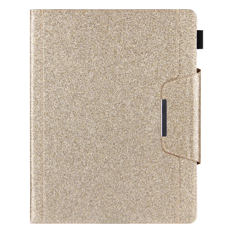 For iPad Pro 11 2024 Glitter Metal Buckle Leather Smart Tablet Case(Gold) - iPad Pro 11 2024 Cases by PMC Jewellery | Online Shopping South Africa | PMC Jewellery | Buy Now Pay Later Mobicred