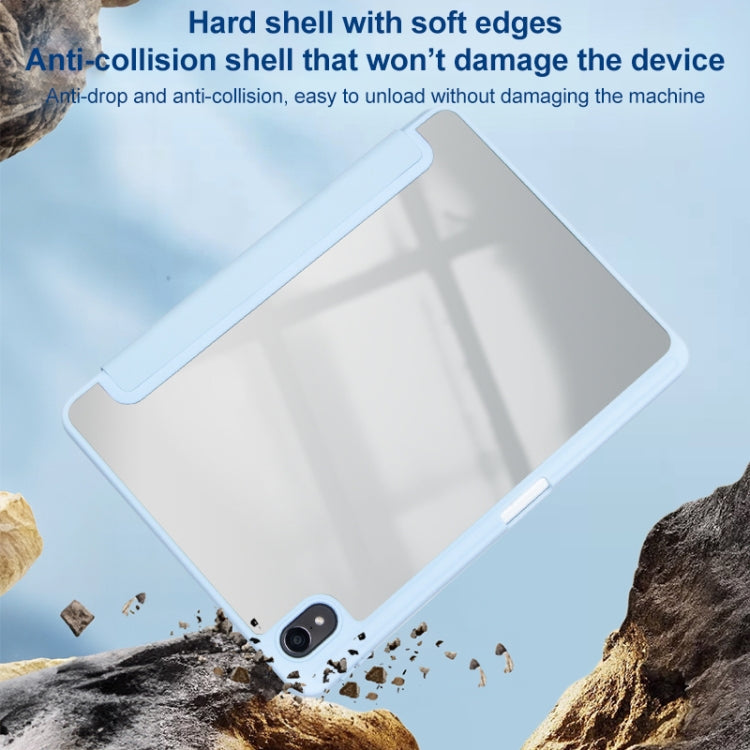 For Huawei MatePad Pro 11 2022 / 2024 Clear Acrylic Deformation Leather Tablet Case(Grey) - Huawei by PMC Jewellery | Online Shopping South Africa | PMC Jewellery | Buy Now Pay Later Mobicred